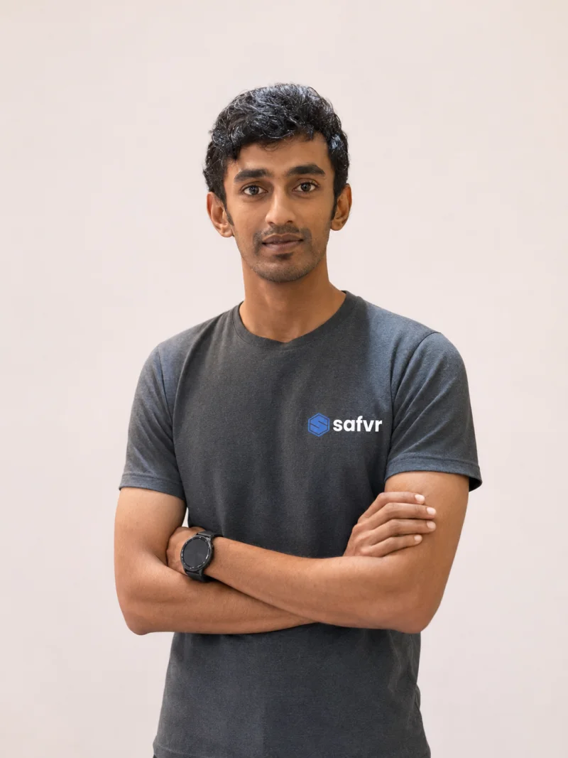 Mohankumar V, Co-Founder & CTO of SAFVR