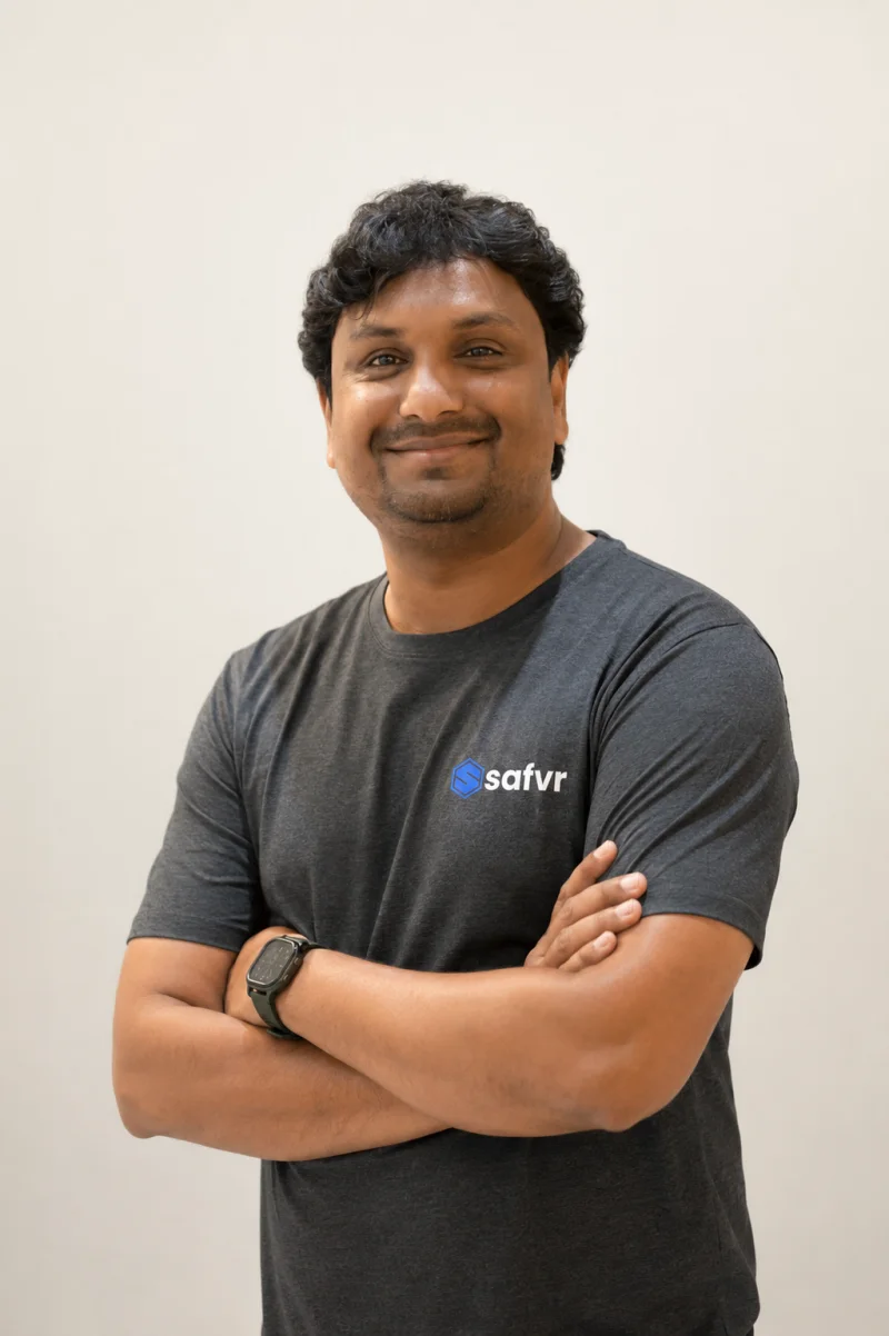 Prahalad Santhanakrishnan, Co-Founder & CEO of SAFVR